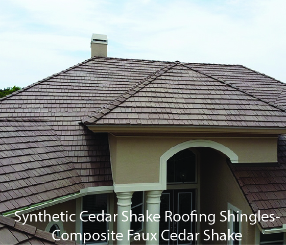 Synthetic Cedar Shake Roofing Shingles Faux Cedar Shake